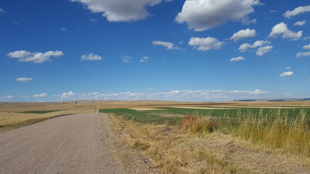 Back to slow hills and beautiful plains. I'm not actually sure if I was in Nebraska or Wyoming when I took this.