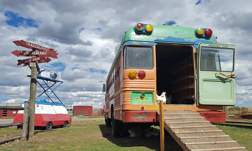 School bus hen house!
