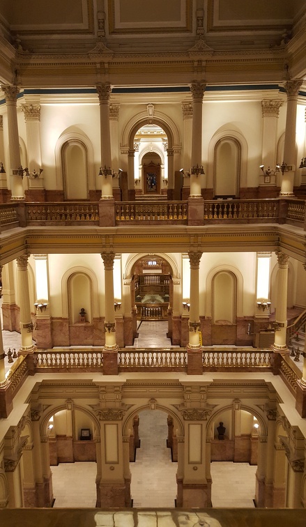 Inside Colorado State Capitol Building.