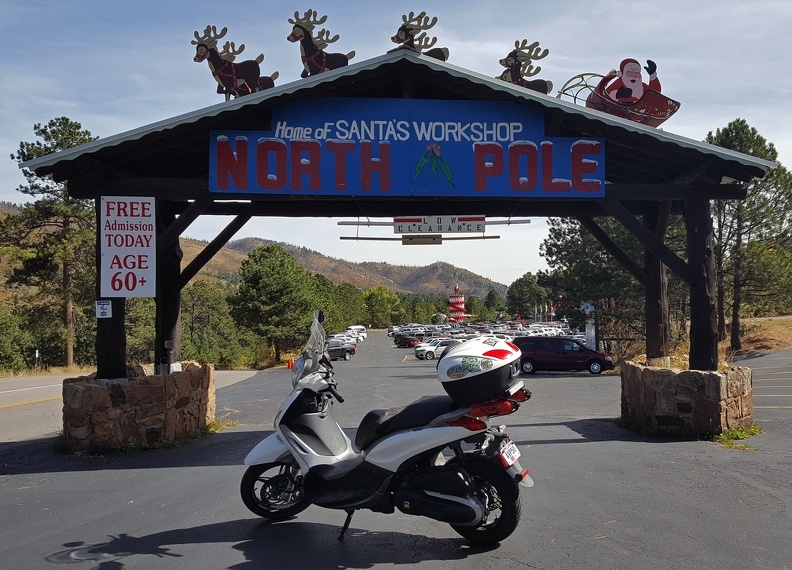 Scooter at the North Pole