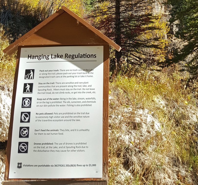 There's a fair amount of drone-banning going on in national parks and places like Hanging Lake. Which I'm totally fine about.