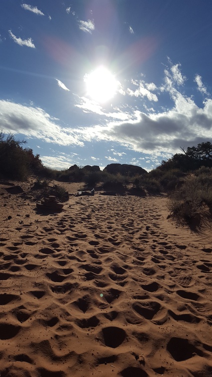 Hiking in Arches National Park