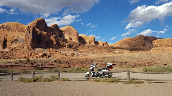 Scooter near Corona Trail