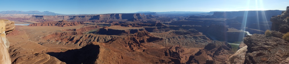 Panorama of the view from Dead Horse Point.