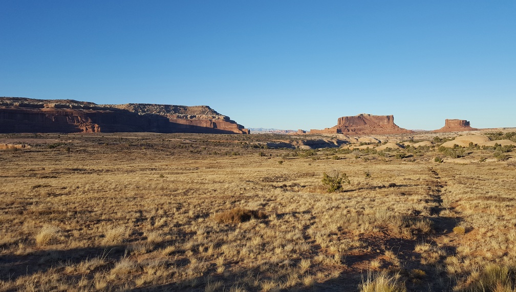 The Monitor and the Merrimack from a stop along the road back to Moab.