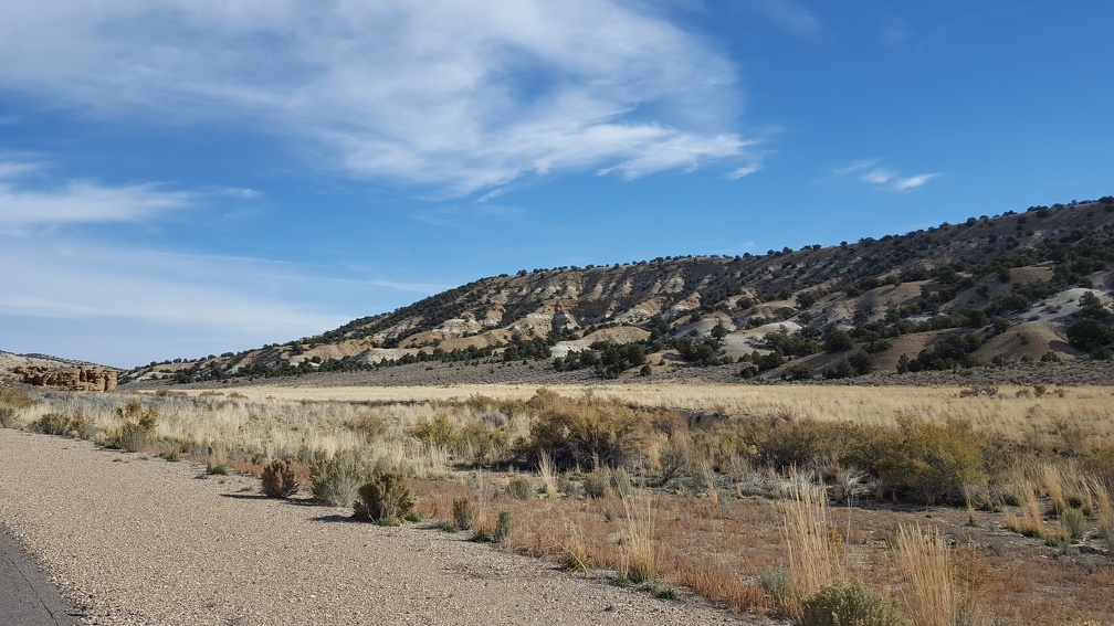 Out of the canyon and back on pavement.