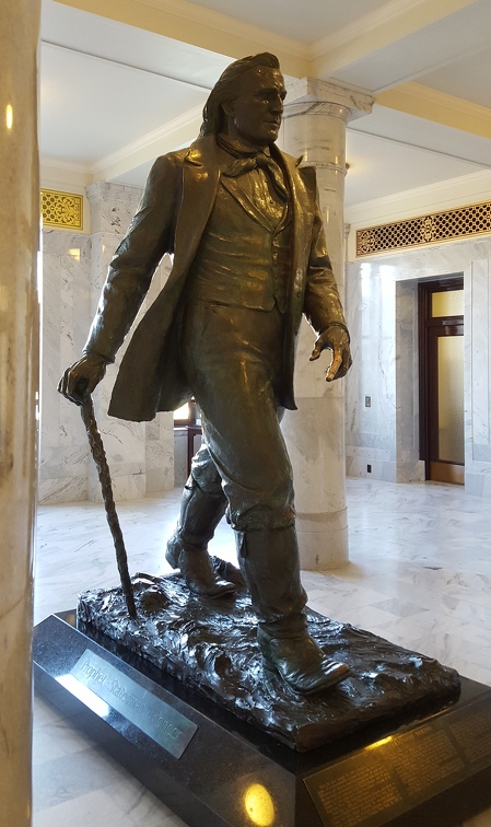 Obligatory Brigham Young statue in the capitol. Yes his finger is shiny.