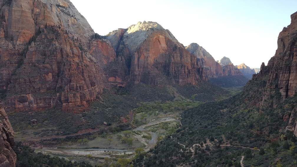The core of Zion is one big canyon, so you get a lot of photos of said canyon from differing heights.
