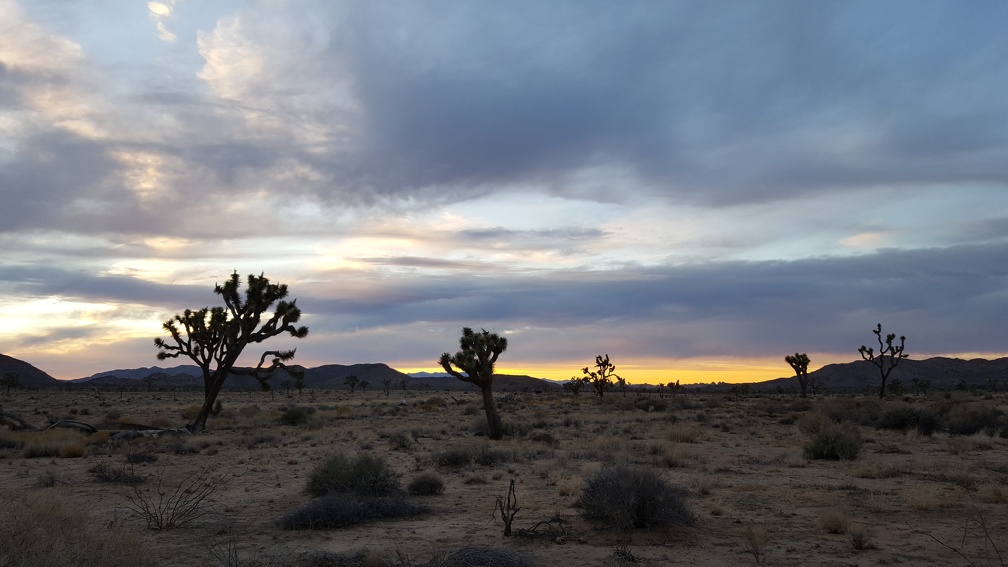 All the clouds this day made losing the sun much easier to take.