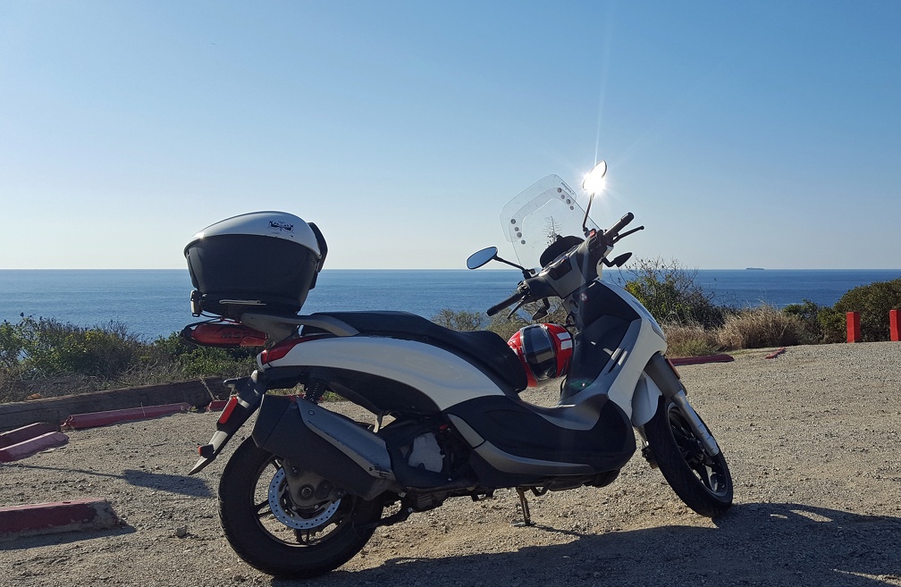 Scooter reaches the Pacific Ocean!