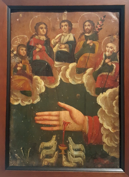 Retablo: Mano Ponderoso