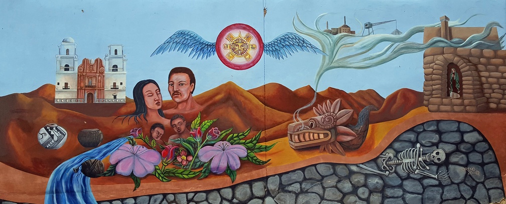 Mural near El Tiradito