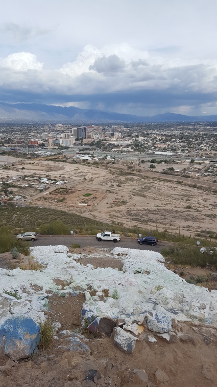 Big "A" Mountain Overlooking Tucson