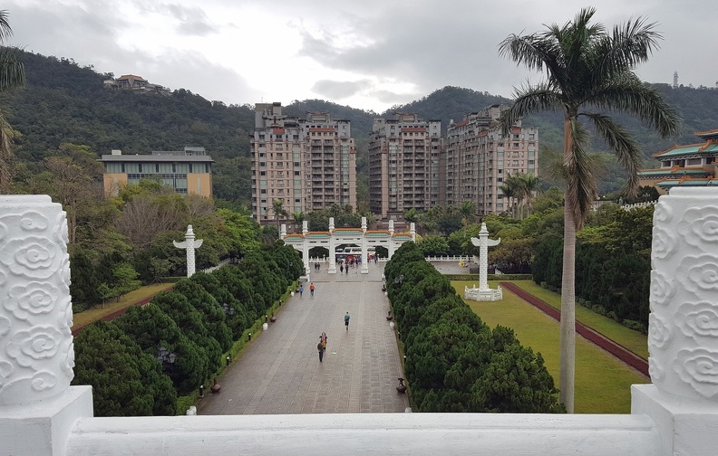 Looking Out from the National Palace Museum
