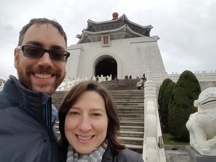 We're at the Chiang Kai-Shek Memorial!