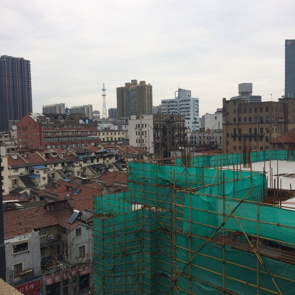 Shanghai from the roof of the Rockbund Art Museum