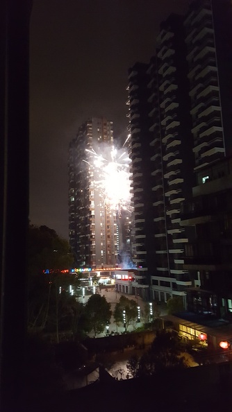 Watching fireworks from Christy's studio. Setting of the type that just bang are common during the day, you hear them with some frequency. Not sure what these were celebrating or commemorating. 2017-03-28 19.34.00.jpg