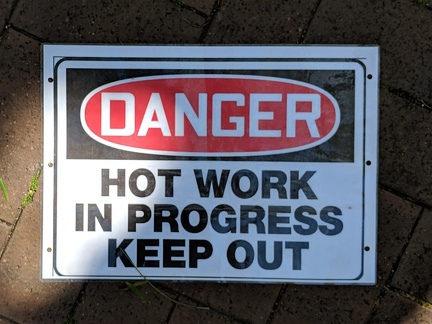 Warning: Hot Work