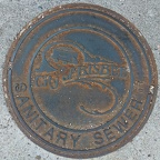 Bisbee Manhole Cover