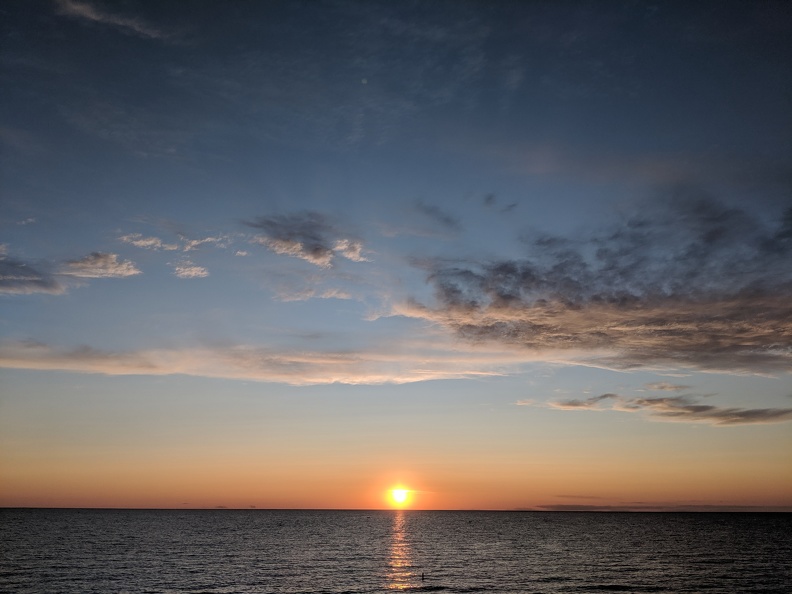 Sunset Over Lake Michigan