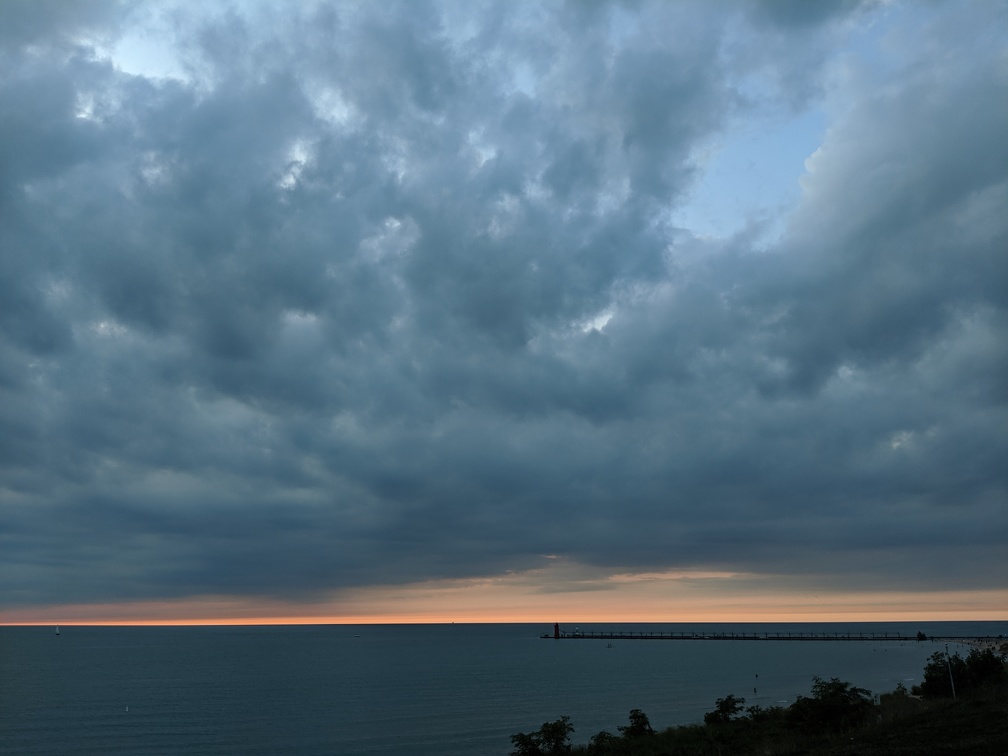 Sunset Over Lake Michigan