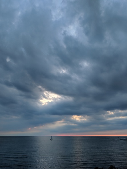 Sunset Over Lake Michigan