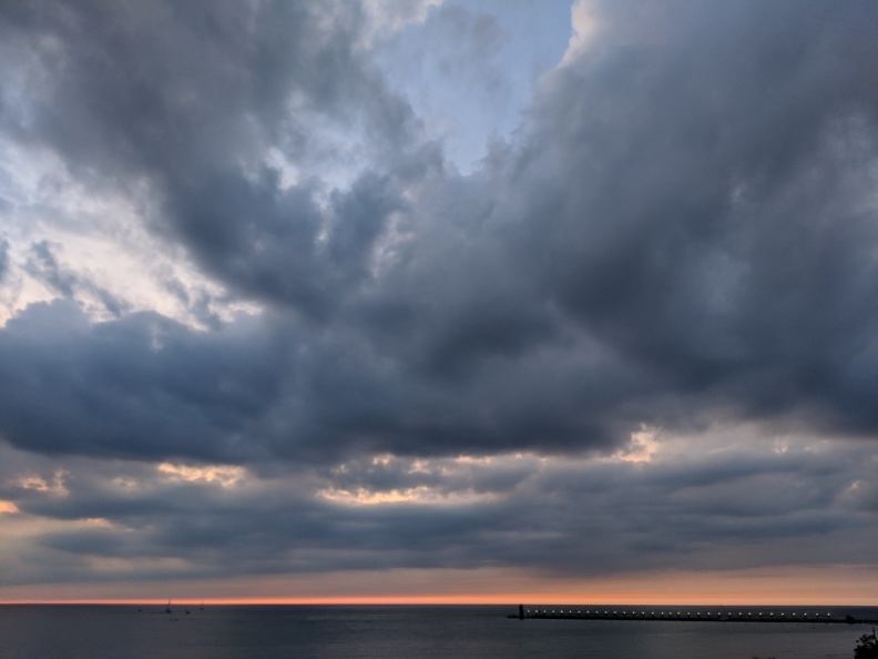 Sunset Over Lake Michigan