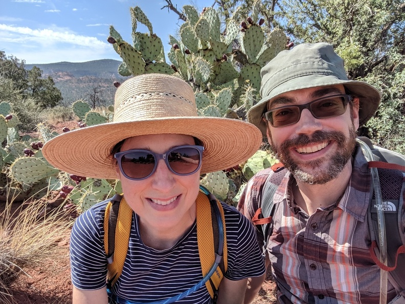 Christy suggested we take a day trip up to Sedona. As we were driving in, the air was hazy with smoke from nearby fires. The smoke cleared away shortly into our first hike as we explored most of the trails in Red Rock State Park. 2019-09-14 10.13.25.jpg