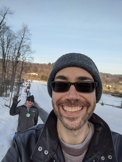 Chris and Bryan at Snow Trails