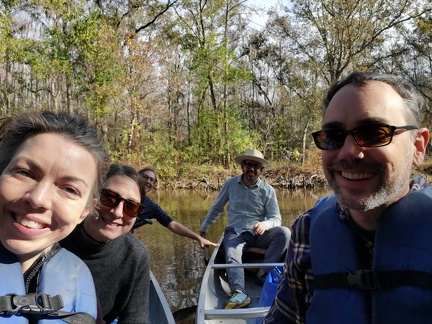 We're at Cado Lake State Park!